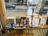 LOT OF ASSORTED BOARD GAMES, PLAYING CARDS, POCKET GAMES