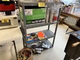 4-SHELF PLASTIC STORAGE RACK