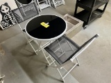 BID PRICE X 8 - (8) 3-PC BISTRO TABLE SETS: 24