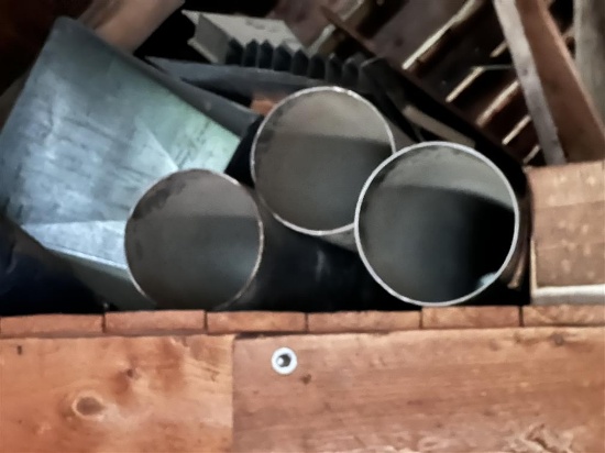 ASSORTED STEEL & PLASTIC PIPE SECOND FLOOR OF BARN
