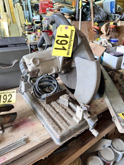 BLACK & DECKER ABRASIVE CUT-OFF SAW WITH BLADES