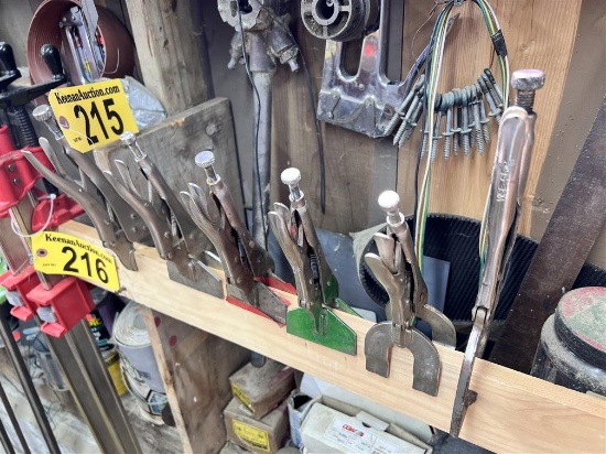 $BID PRICE X 6 - (6) VISE GRIPS & WELDING CLAMPS