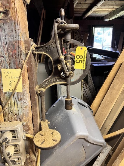 CHAMPION HAND DRILL POST MOUNTED