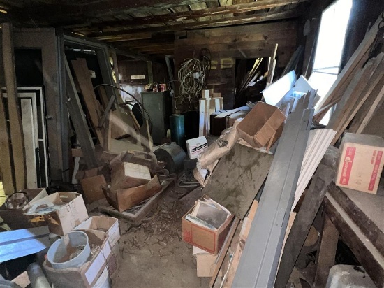 LOT IN FRONT LEFT CORNER OF BARN NEXT TO BARN DOOR