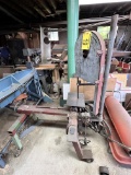 SHOP BUILT VERTICAL BANDSAW, BLADE: 8' X 9