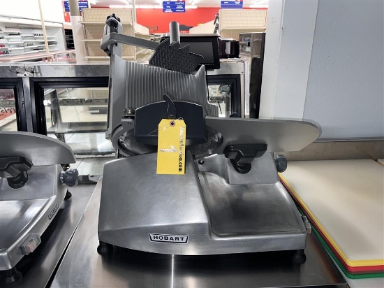 HOBART MODEL HS4N 13" MANUAL SLICER, 1/2HP, 1PH, S/N: 31-1573-244