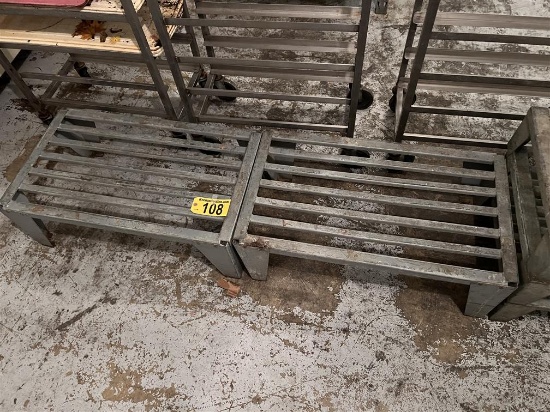 $BID PRICE X 2 - (2) GALV DUNNAGE RACKS. YOU WILL BE CHARGED 2 TIMES YOUR BID