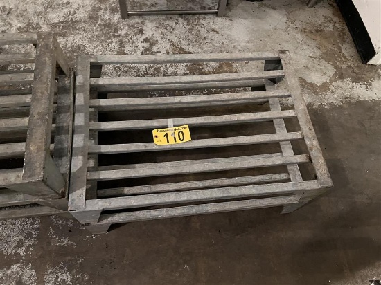 $BID PRICE X 2 - (2) GALV DUNNAGE RACKS. YOU WILL BE CHARGED 2 TIMES YOUR BID