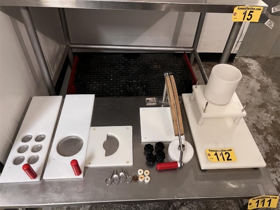 LOT OF PATTY MAKING ACCESSORIES