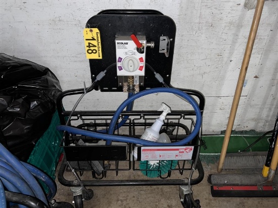 KNIGHT SANI-SELECT PORTABLE FOAM & SPRAY CHEMICAL CLEANING STATION