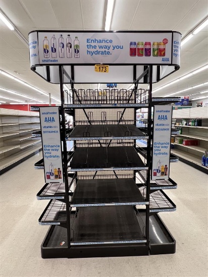 4' X 4' SMART WATER END CAP MERCHANDISER