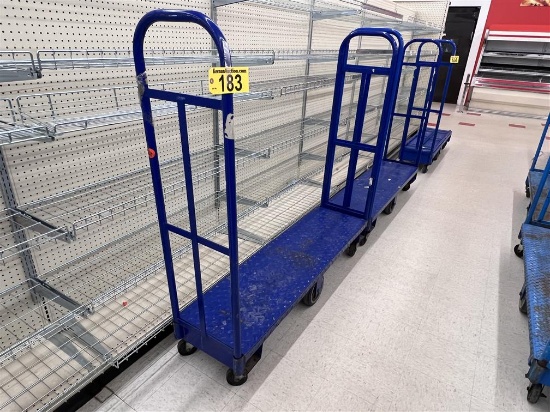 $BID PRICE X 2 - (2) BLUE 5' U-BOATS. YOU WILL BE CHARGED 2 TIMES YOUR BID