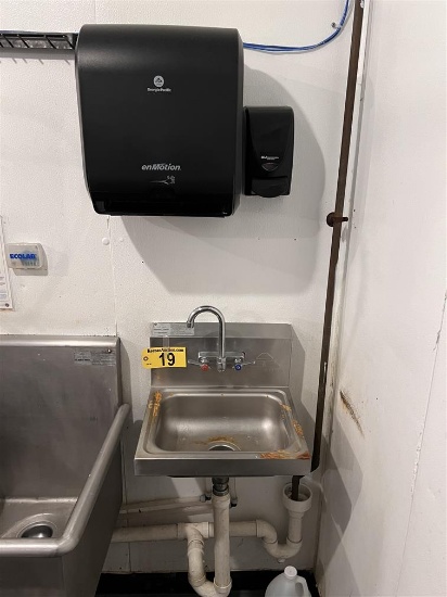 ADVANCE TABCO S/S HAND SINK, MODEL 7-PS-60