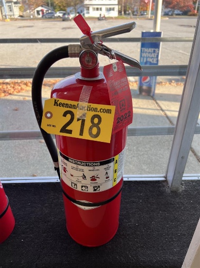 2014 AMEREX MODEL A411 34LB. FIRE EXTINGUISHER
