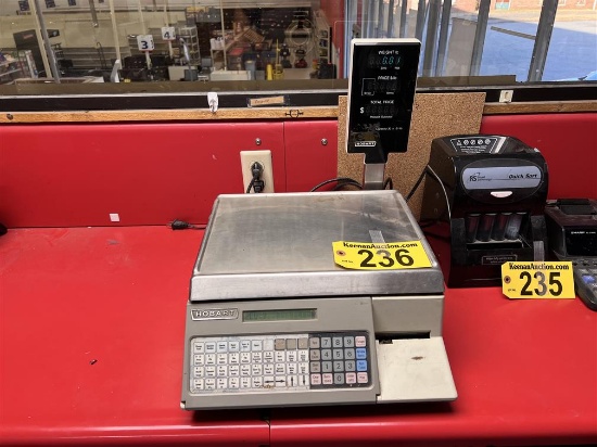 HOBART 30LB. COMMERCIAL PRICE COMPUTING SCALE W/ LABEL PRINTER