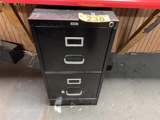 LOT: 2-HIRSH 2-DRAWER LETTER FILE CABINETS