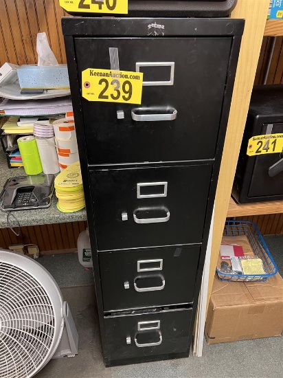 HON 4-DRAWER LETTER FILE CABINET