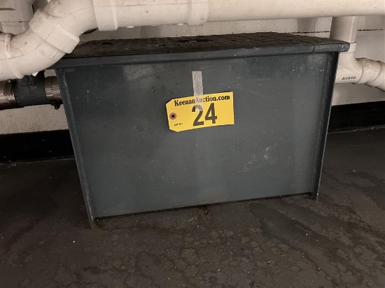 WATTS MODEL WD-15 GREASE INTERCEPTOR, 15GPM, 30LB GREASE TRAP