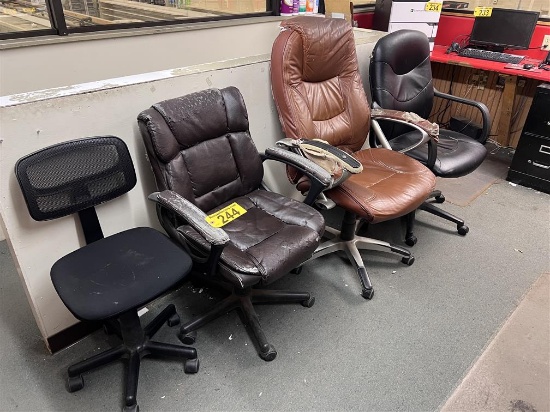 LOT OF 4-ASSORTED CHAIRS