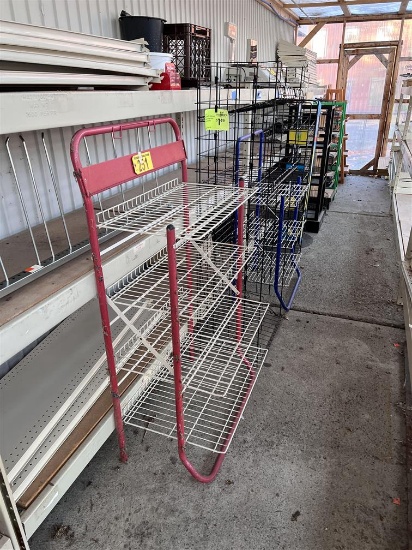 LOT OF 12-ASSORTED DISPLAY RACKS