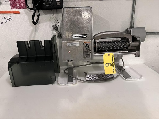 HOBART MODEL 403-1 COUNTER-TOP MEAT TENDERIZER W/ KNIT-KNIFE BLADES, S/N: 561-193-024