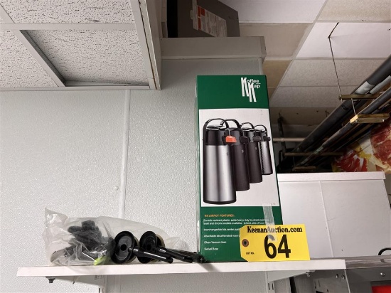 LOT: KK AIRPOT, 2-PUMPS, CLEANING BRUSHES