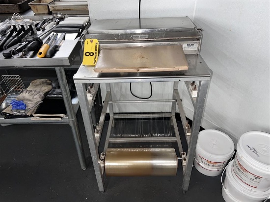 HEAT SEAL MODEL 104A HAND WRAP STATION, 745-WATT
