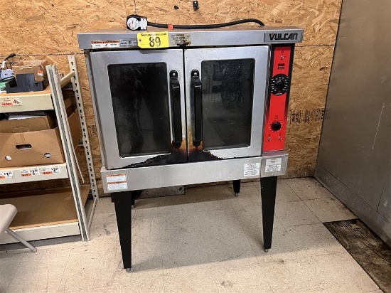 VULCAN MODEL VC4ED ELECTRIC CONVECTION OVEN S/S. NEEDS ELECTRONIC PART