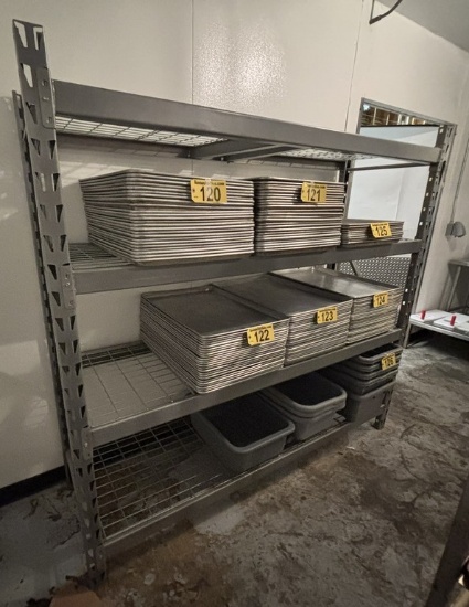 6.5'W X 24"D X 6'H SECTION OF HEAVY DUTY RACKING