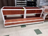 $BID PRICE X 2 - (2) PORTABLE 4' X 2' PRODUCE MERCHANDISERS W/ 8' PORTABLE RISER