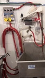 DEMA SELECT-O-SPRAY MODEL 606 SANITIZER DISPENSER W/ HOT WATER HOSE