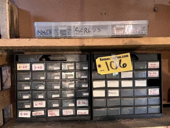 LOT: 3-PARTS ORGANIZERS & CONTENTS