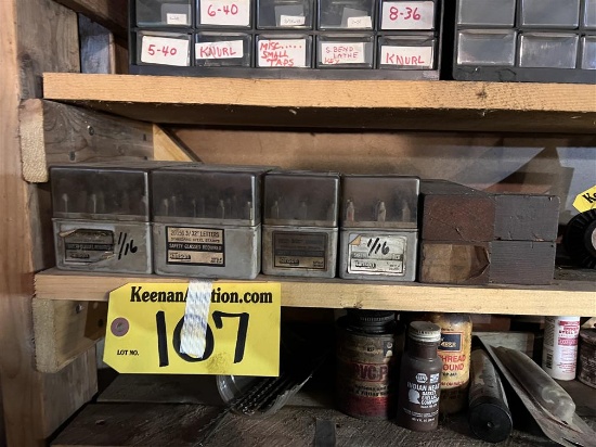 LOT: 6-SETS OF STEEL LETTERS & NUMBERS PUNCHES