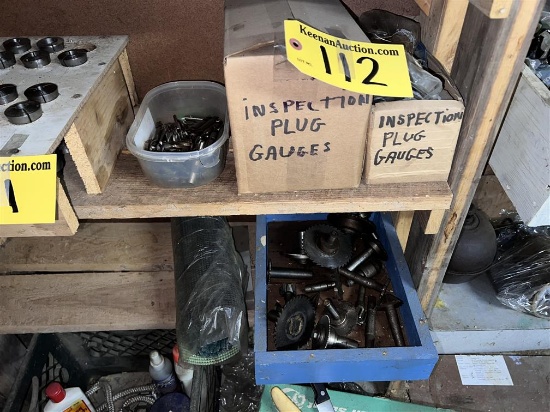 REMAINING CONTENTS ON PARTS SHELVING:
