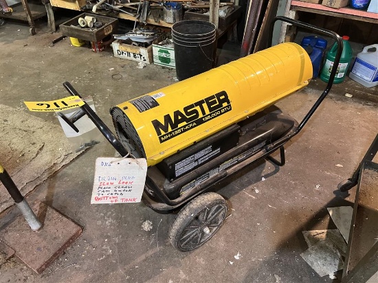 MASTER MODEL MH-135T-KFA 135,000 BTU SPACE HEATER