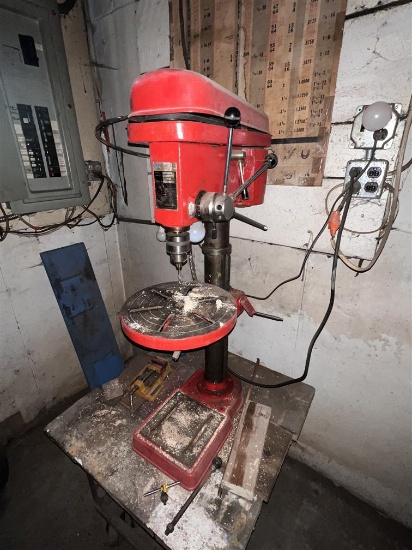 CHICAGO MODEL DP-558 DRILL PRESS W/ PORTABLE STAND