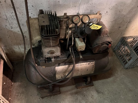SEARS CRAFTSMAN HORIZONTAL AIR COMPRESSOR, 2HP, SINGLE PHASE