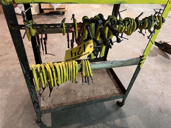 42-ASSORTED C-CLAMPS