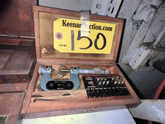 AMERICAN STANDARD MICROMETER SET