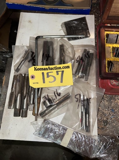LOT OF ASSORTED REAMERS, BITS, MISC. MACHINE TOOLS