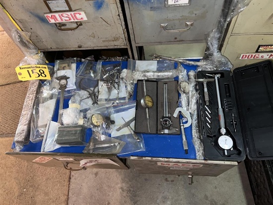 LOT OF ASSORTED INSPECTION & PRECISION TOOLS:
