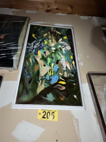 FRAMED CANVAS OIL PAINTING: FLOWER BOUQUET