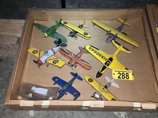 LOT OF 8-ASSORTED MODEL AIRPLANES