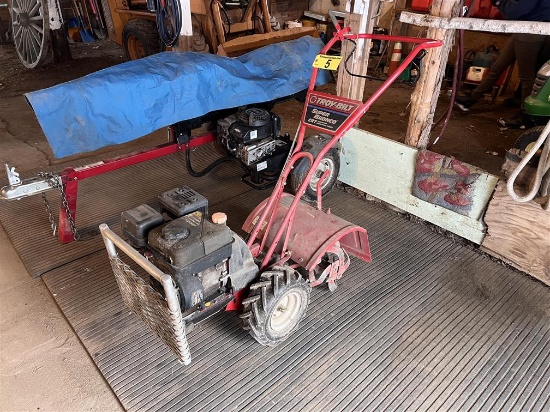 TROY-BILT SUPER BRONCO ROTO TILLER, CRT, MODEL 21C-65M1066