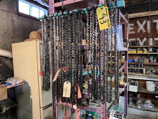 LOT OF 23-ASSORTED CHAINSAW CHAINS