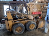 1985 CASE 1835B UNI-LOADER SKID STEER, DIESEL, 5,514 HOURS, 10-16.5 8-PLY TIRES, S/N: 17165486