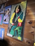 FRAMED CANVAS OIL PAINTING: GERONIMO