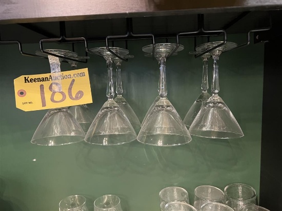 BID PRICE X 16 - (16) MARTINI GLASSES