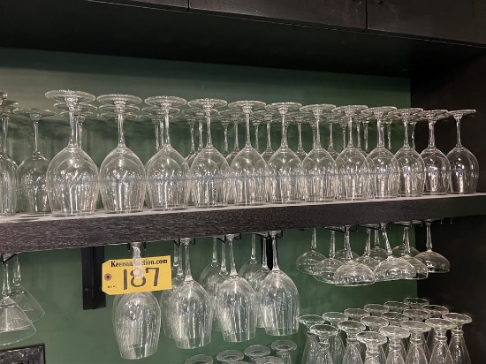 BID PRICE X 49 - (49) RIEDEL WINE GLASSES