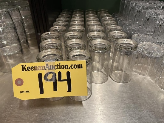 BID PRICE X 34 - (34) JUICE GLASSES